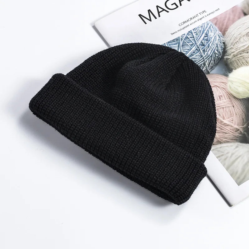 Klassisk Ribbestrikket Beanie