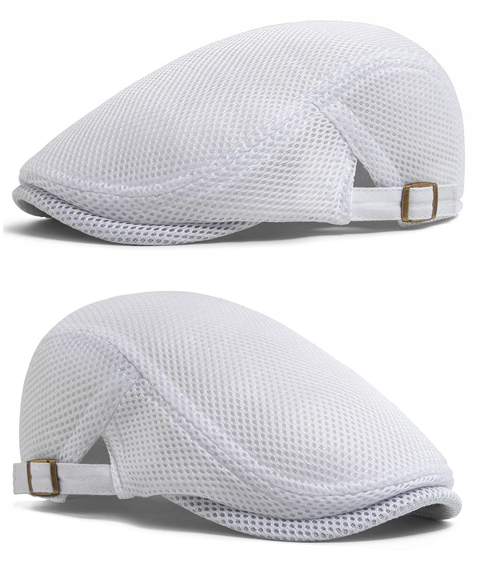 Pustende Mesh Newsboy Flatcap