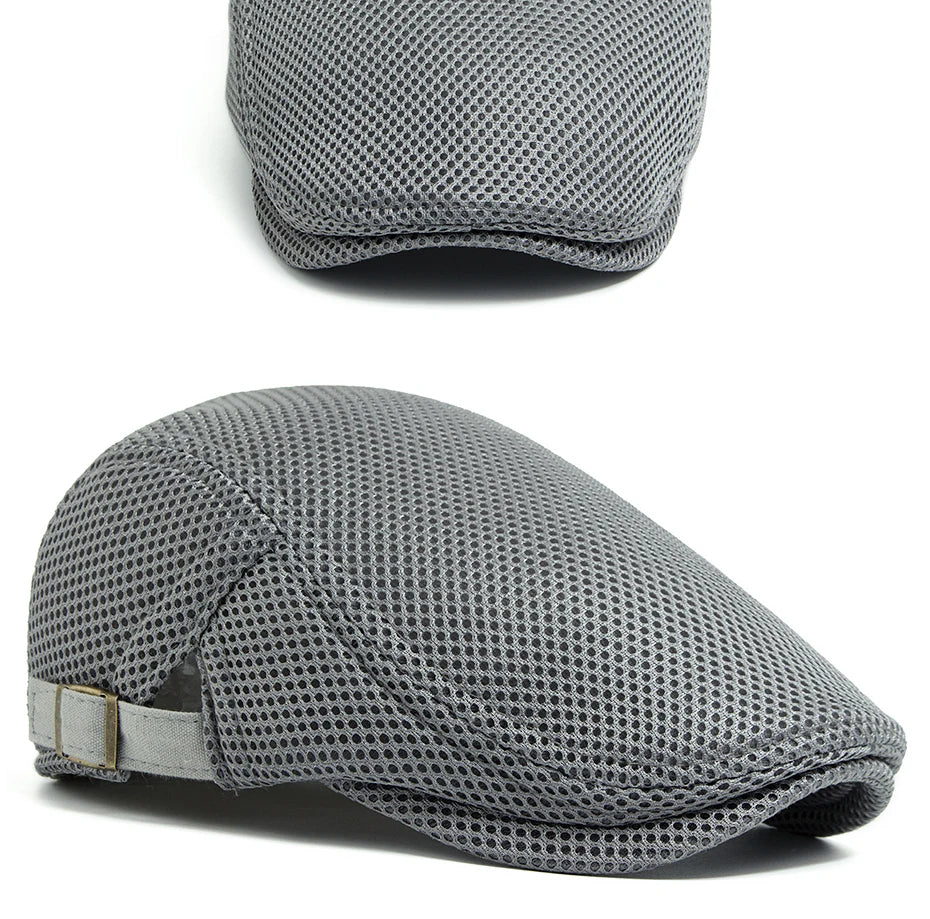 Pustende Mesh Newsboy Flatcap