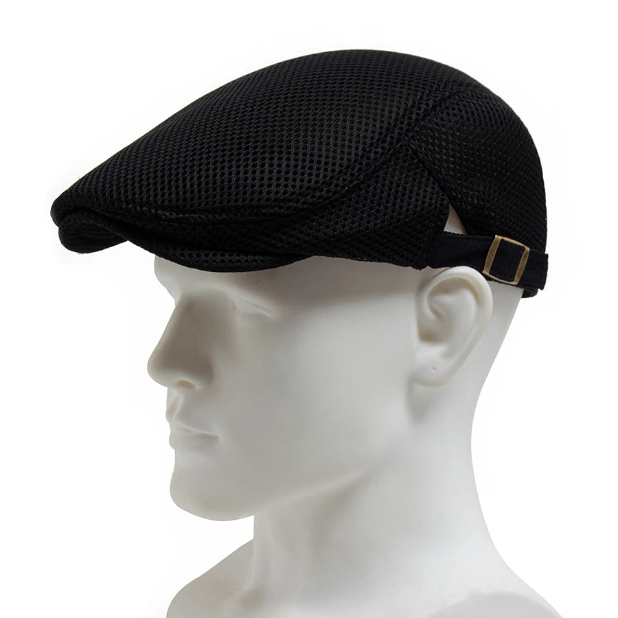 Pustende Mesh Newsboy Flatcap