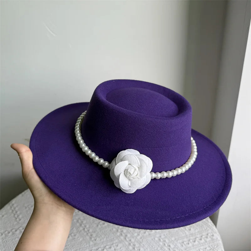 Fedora Filthatt med Bred Brem