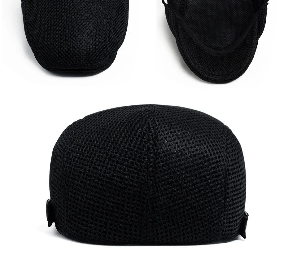 Pustende Mesh Newsboy Flatcap