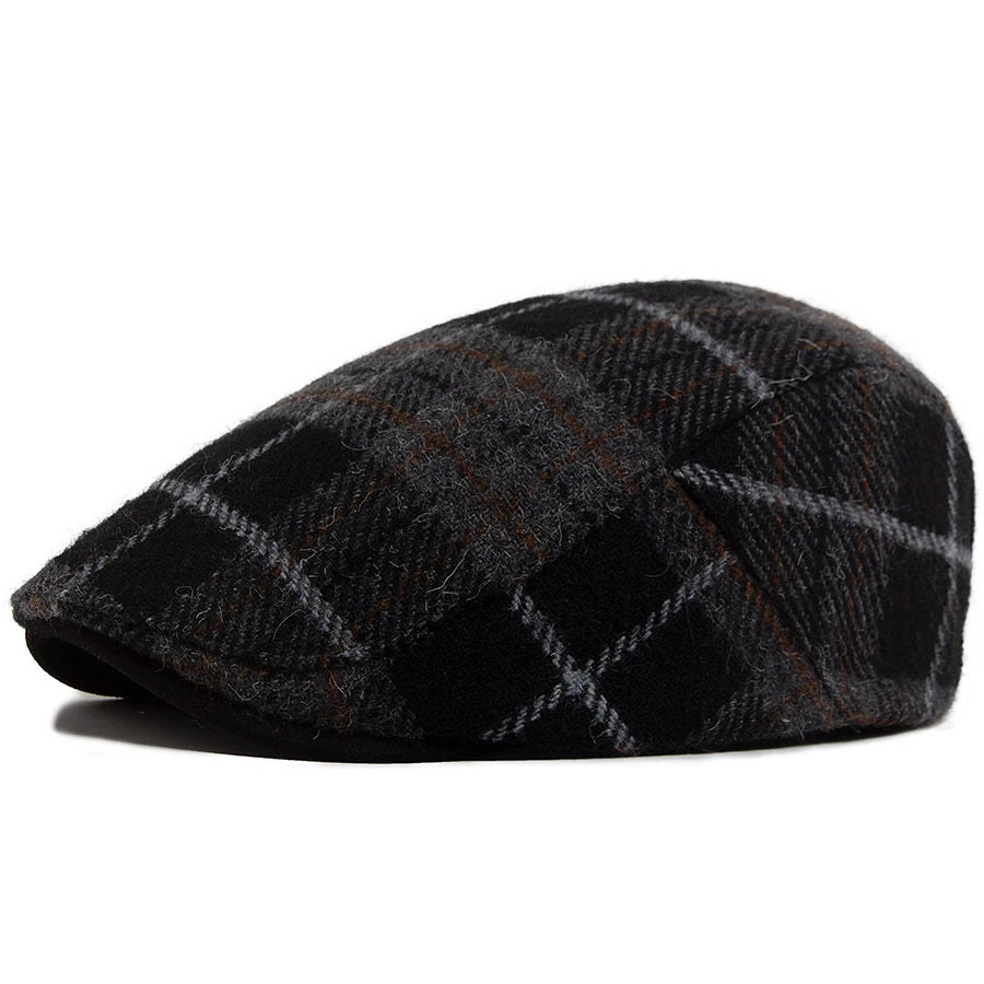 Rutete Ull Newsboy Flatcap