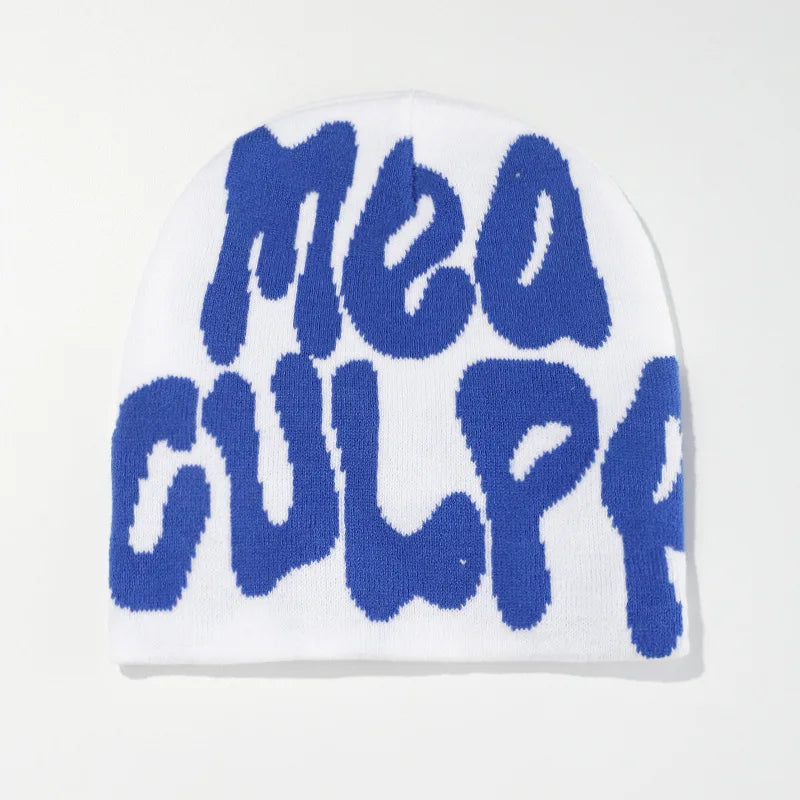 "Mea Culpa" Y2K Strikkelue