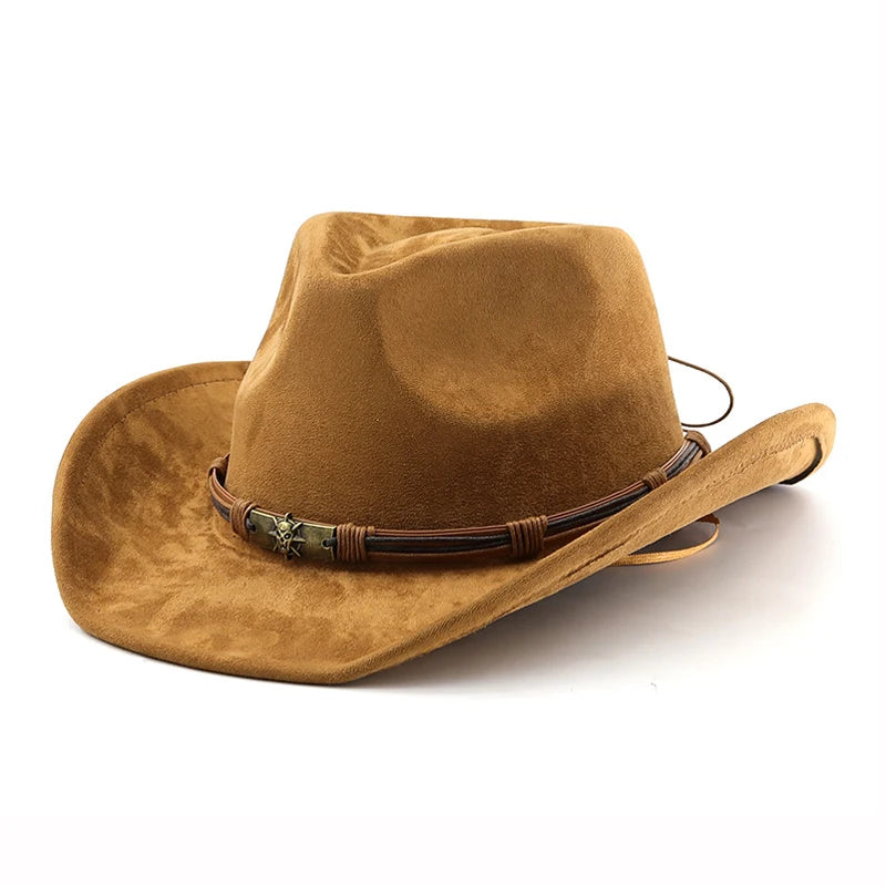 Semsket Cowboy-hatt