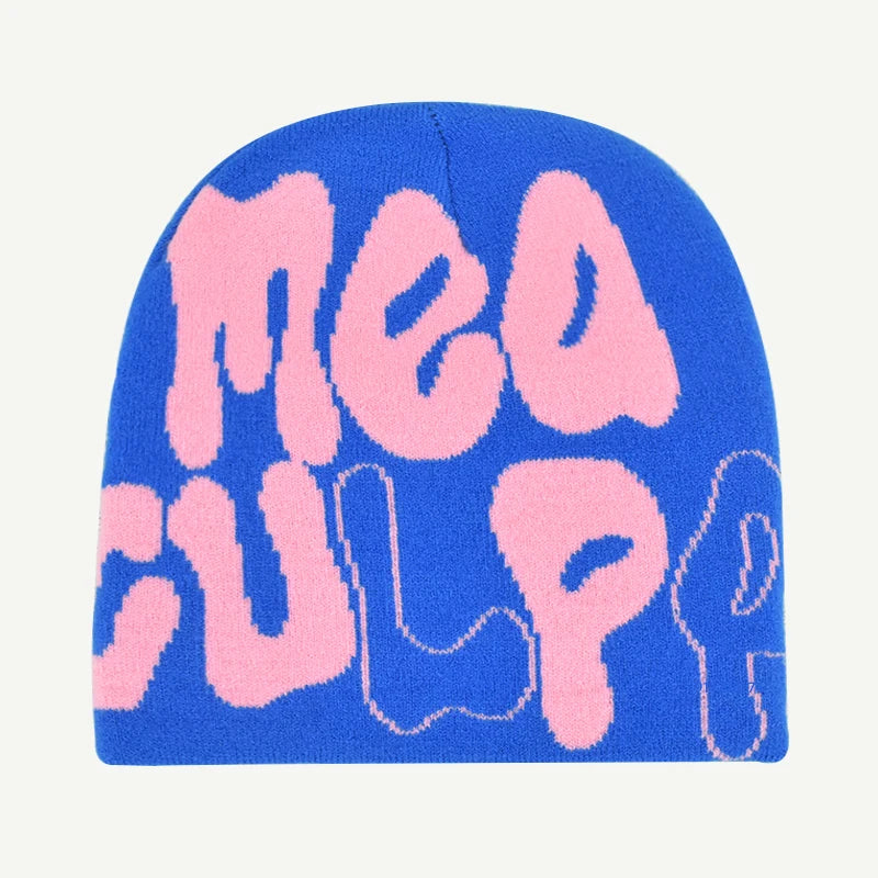"Mea Culpa" Y2K Strikkelue