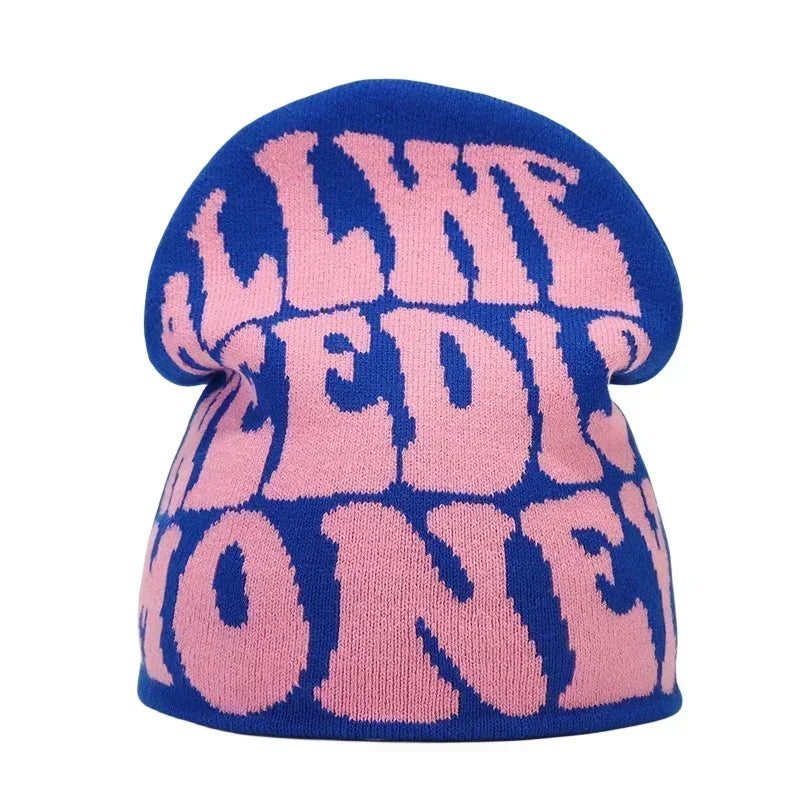 Y2K Brodert Strikkelue