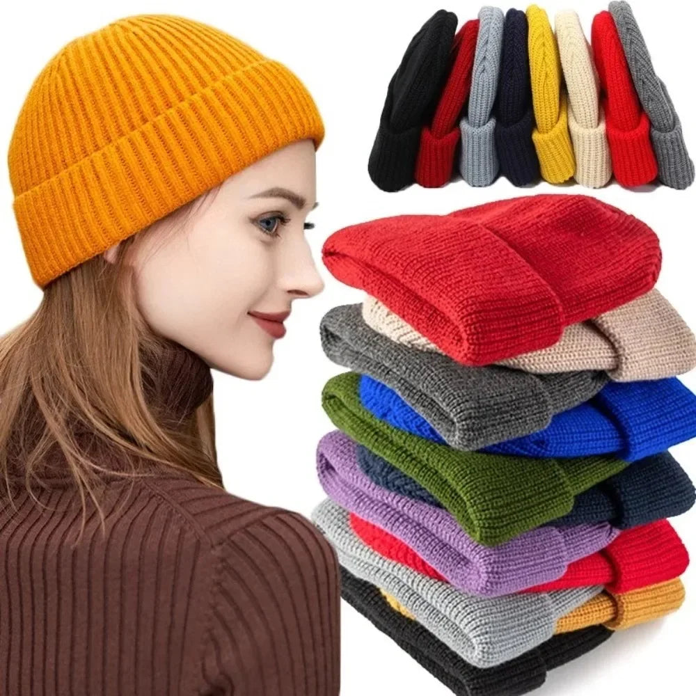 Klassisk Ribbestrikket Beanie