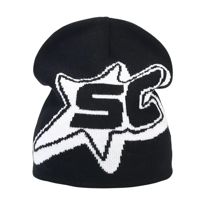 Y2K Brodert Strikkelue
