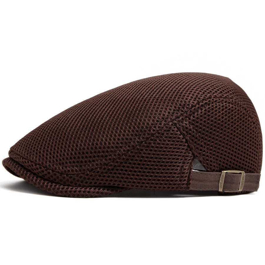 Pustende Mesh Newsboy Flatcap