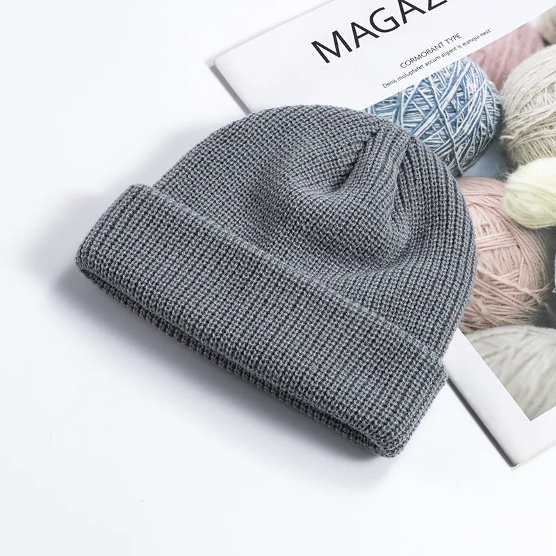 Klassisk Ribbestrikket Beanie