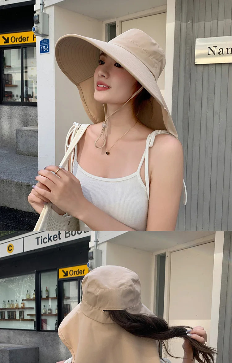 Bøttehatt med Bred Brem