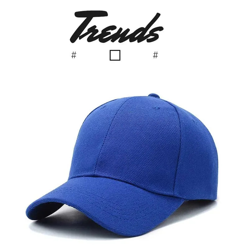 Klassisk Ensfarget Caps