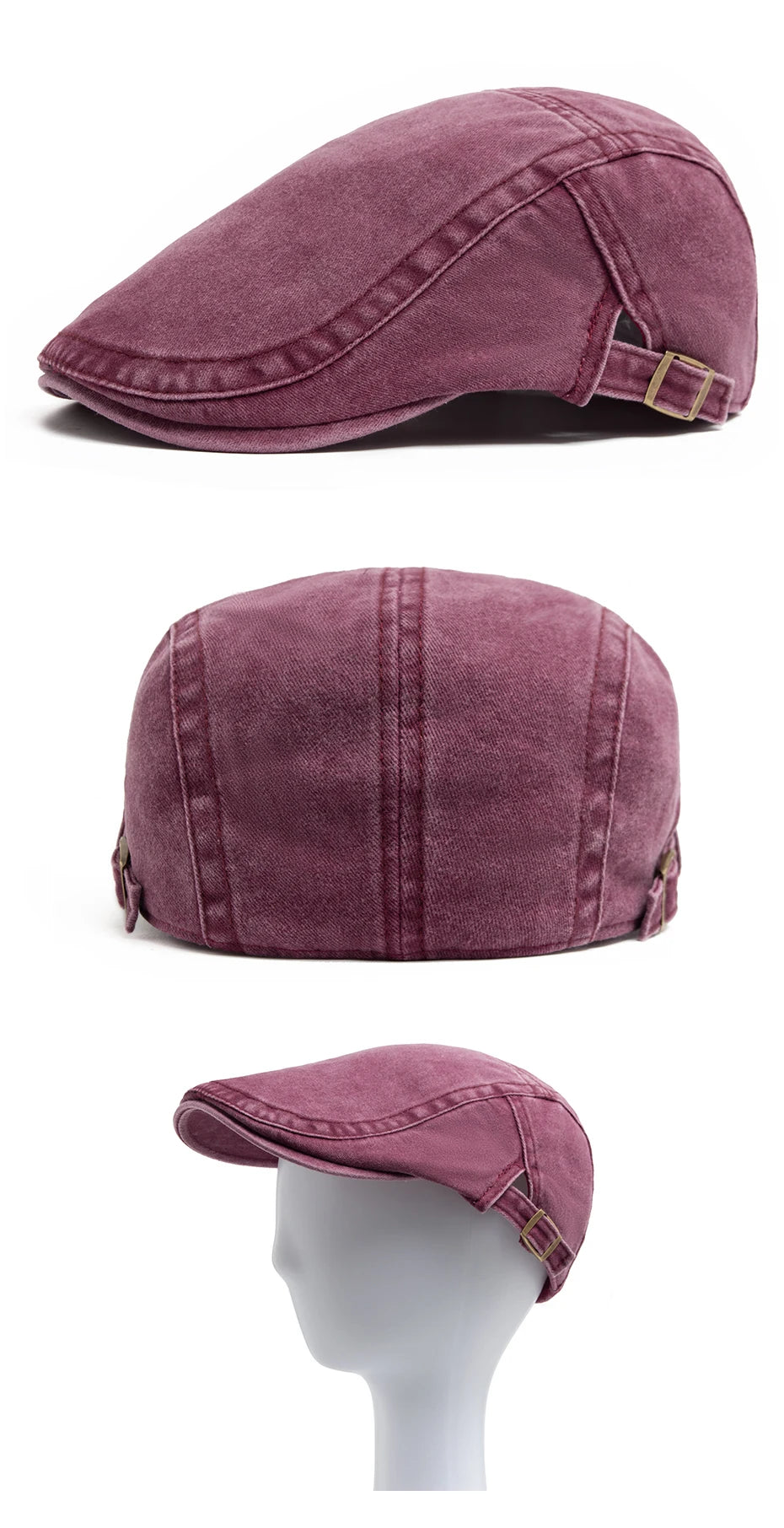 Bomull Newsboy Flatcap