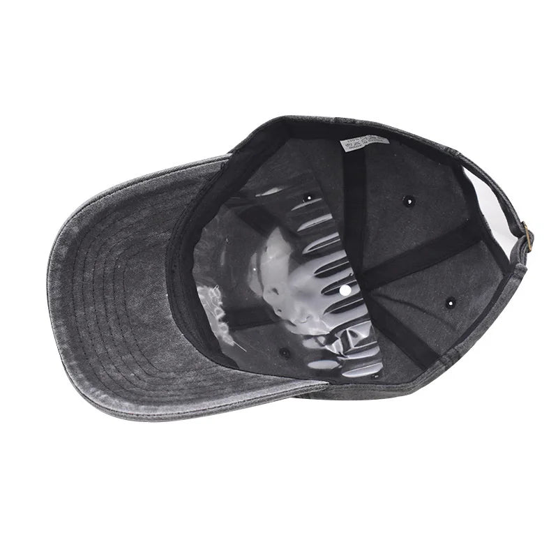 Bølgemotiv Brodert Caps
