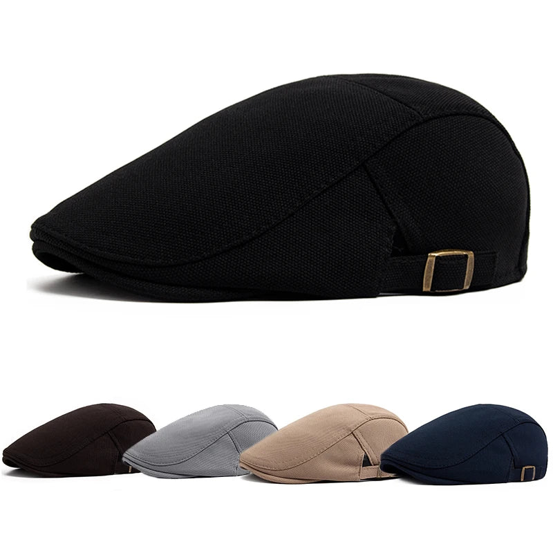 Mønstret Newsboy Flatcap