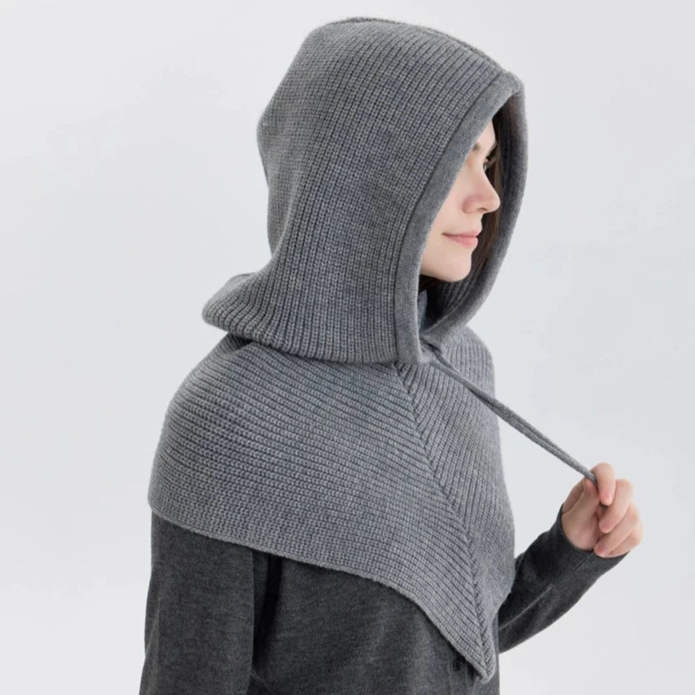 Strikket Balaklava med Skjerf