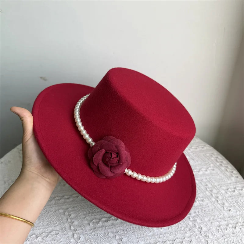 Fedora Filthatt med Bred Brem