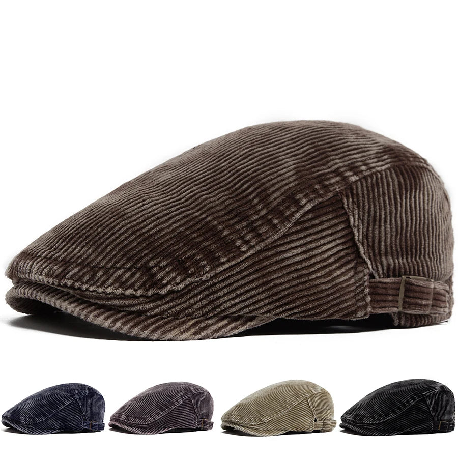 Kordfløyel Newsboy Flatcap