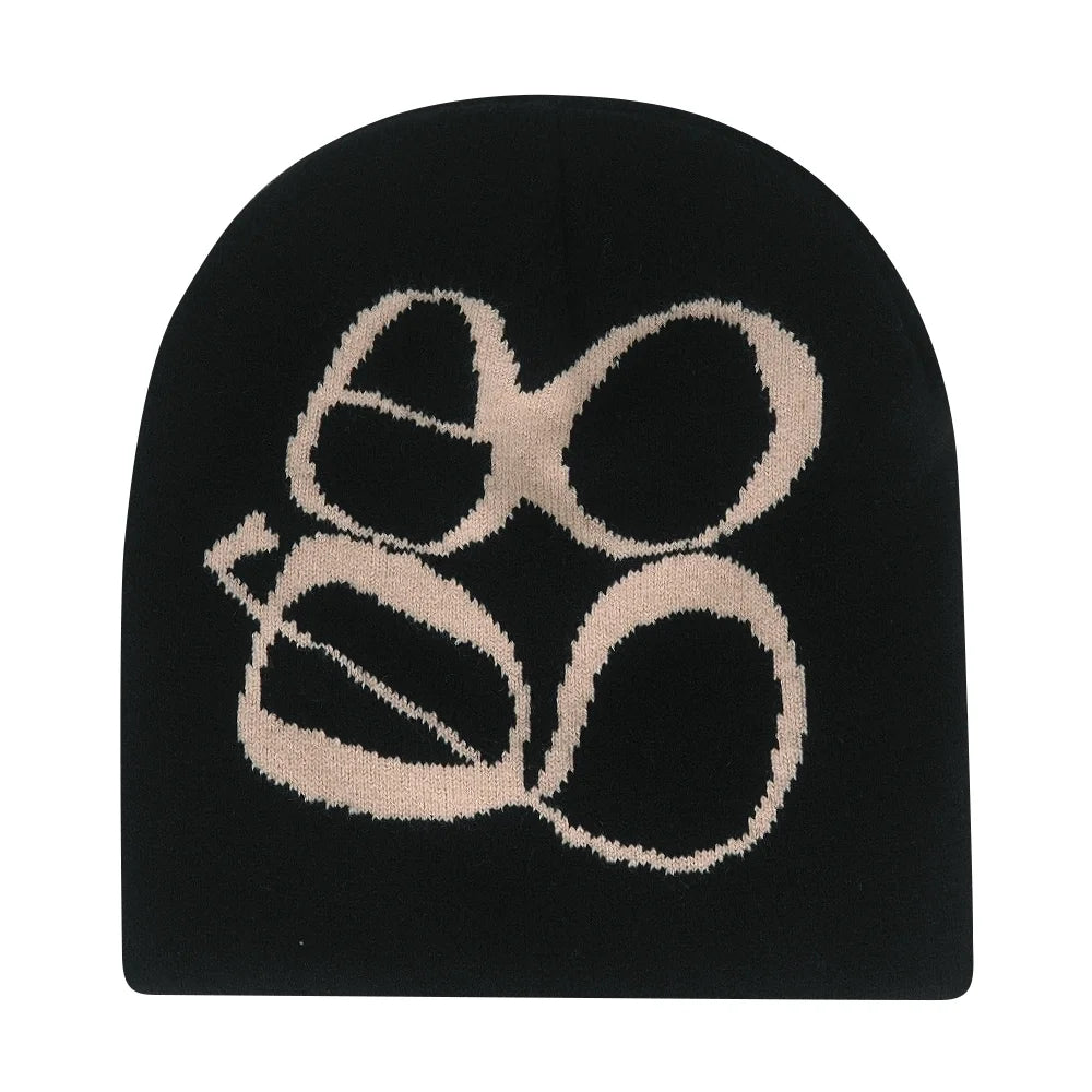 Y2K Brodert Strikkelue