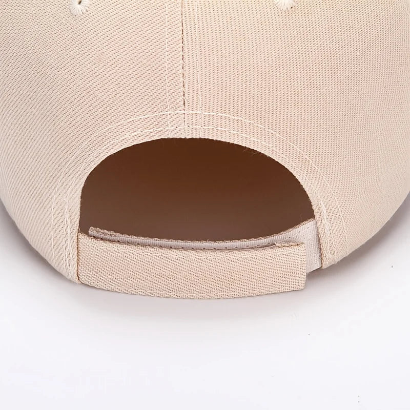 Klassisk Ensfarget Baseballcaps