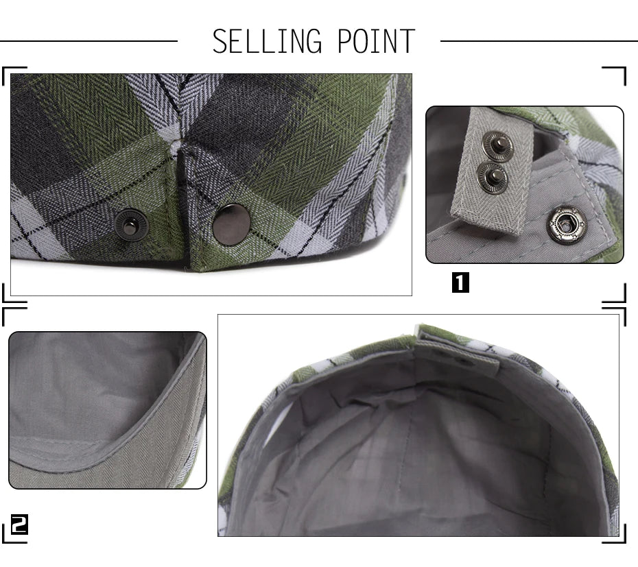 Rutete Newsboy Flatcap