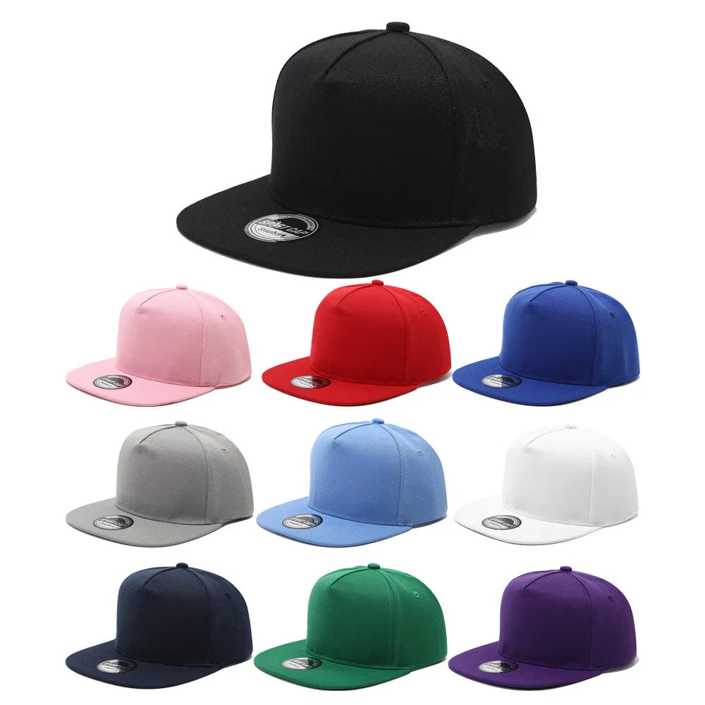 Klassisk Ensfarget Baseballcaps