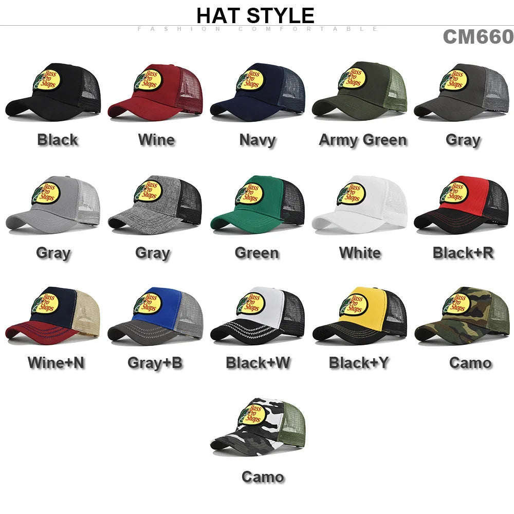 Sporty Mesh Sommercaps