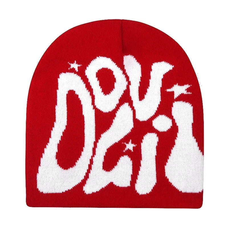 Y2K Brodert Strikkelue