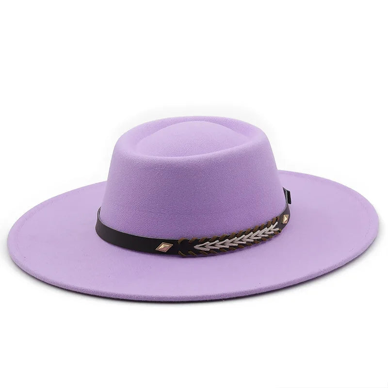 Fedora Filthatt med Bred Brem