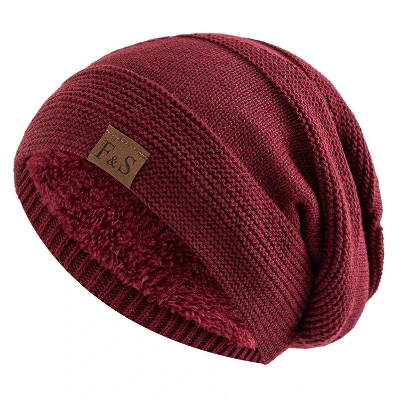 Myk Pelsfôret Slouchy Lue