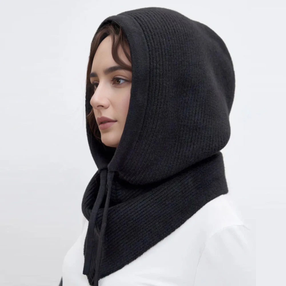 Strikket Balaklava med Skjerf