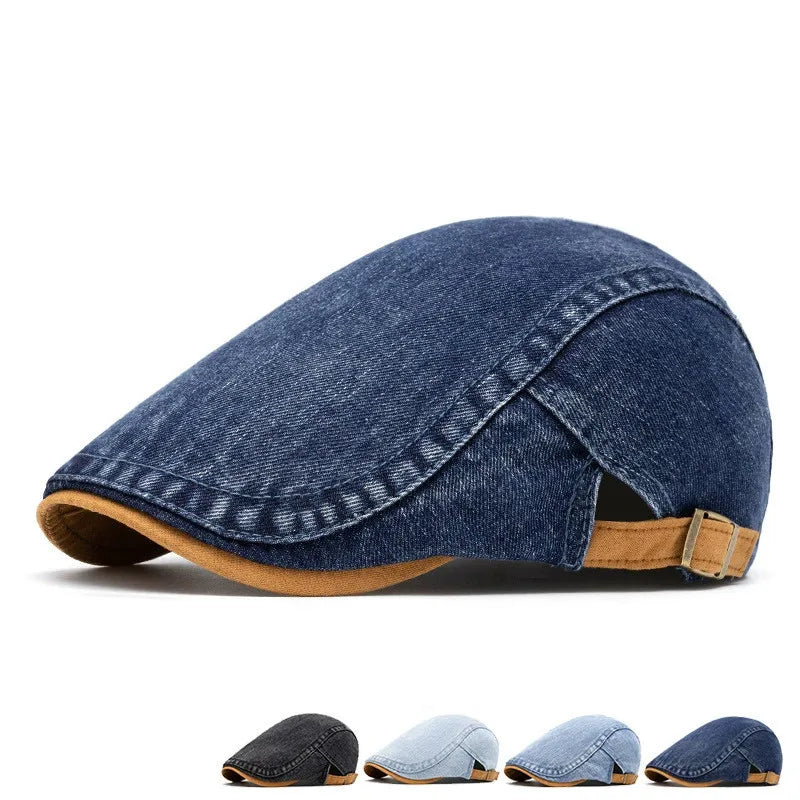 Bomull Newsboy Flatcap