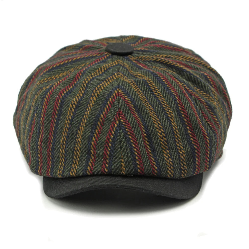Stripete Newsboy Flatcap