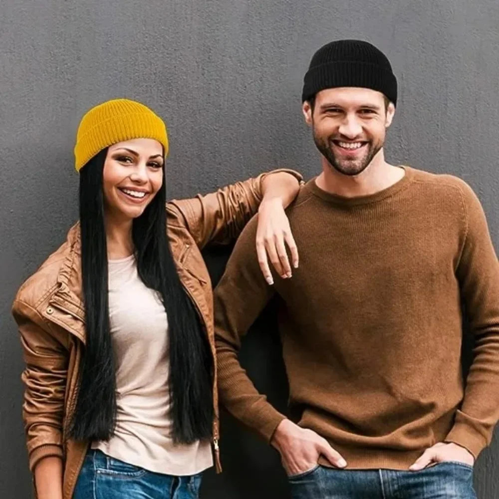 Klassisk Ribbestrikket Beanie