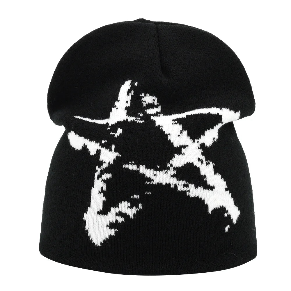Y2K Brodert Strikkelue