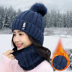 hat and scarf-blue