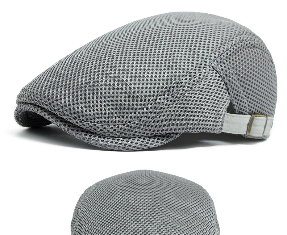 Pustende Mesh Newsboy Flatcap