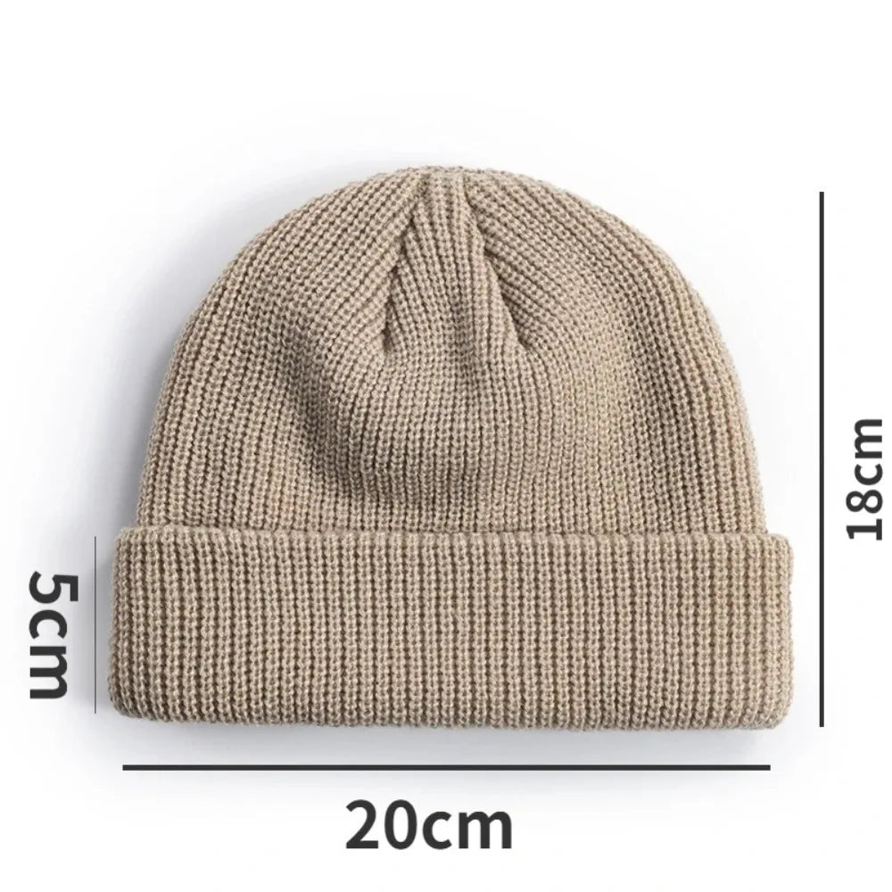 Klassisk Ribbestrikket Beanie