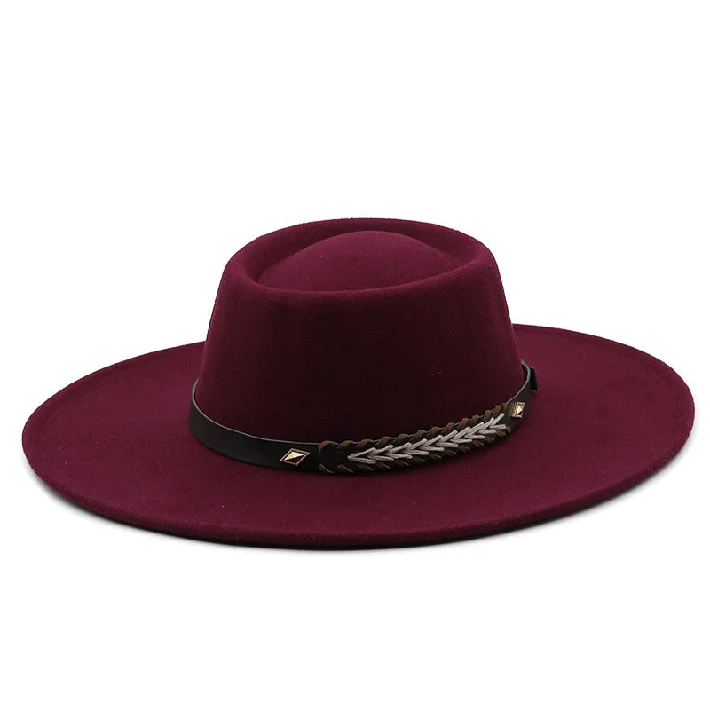 Fedora Filthatt med Bred Brem