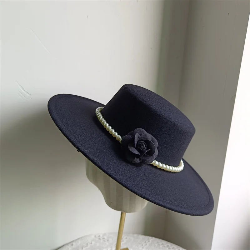 Fedora Filthatt med Bred Brem