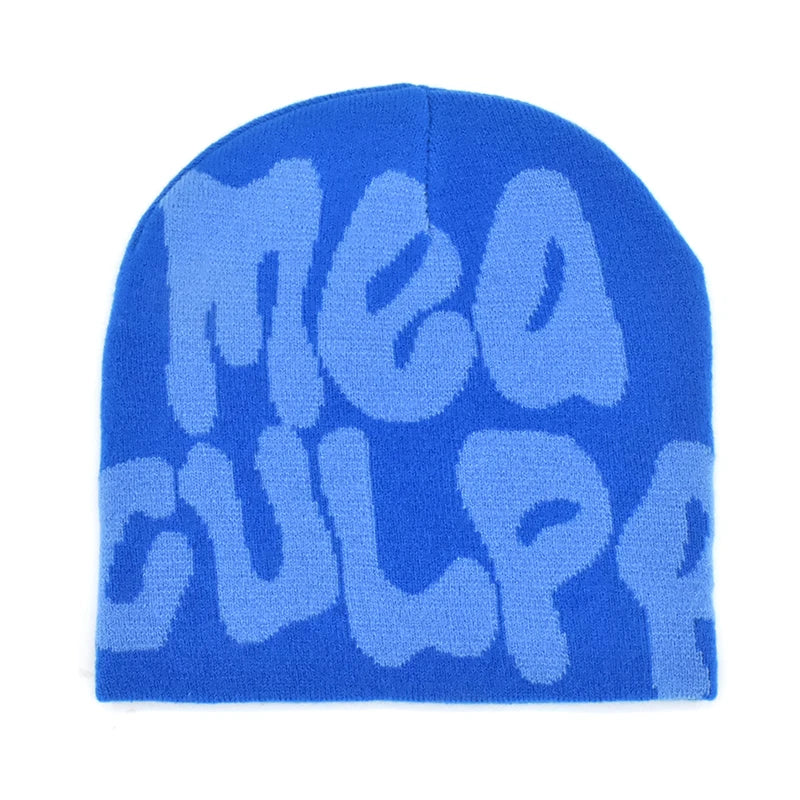 "Mea Culpa" Y2K Strikkelue