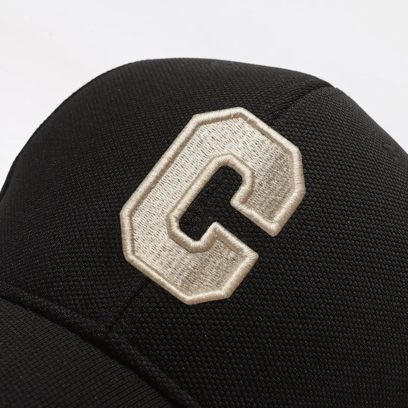 "C" Brodert Bomullscaps