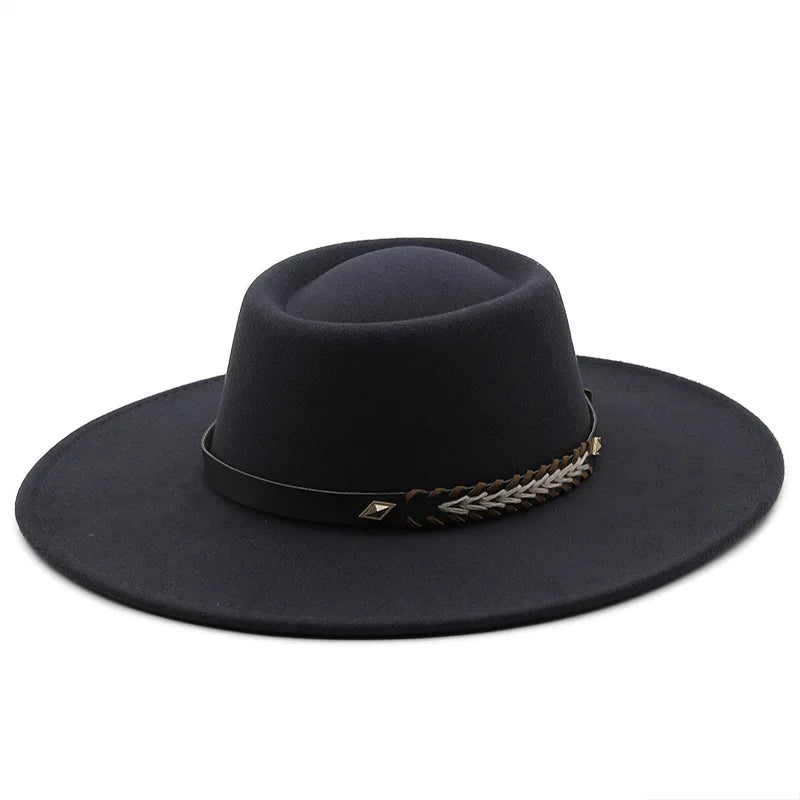 Fedora Filthatt med Bred Brem