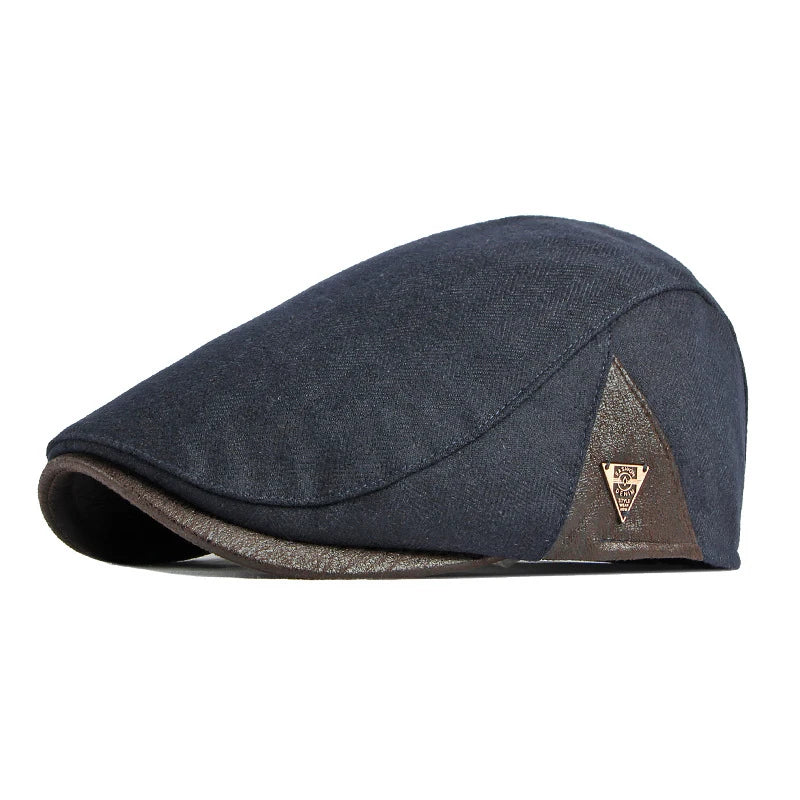 Fiskebeinsmønstret Newsboy Flatcap