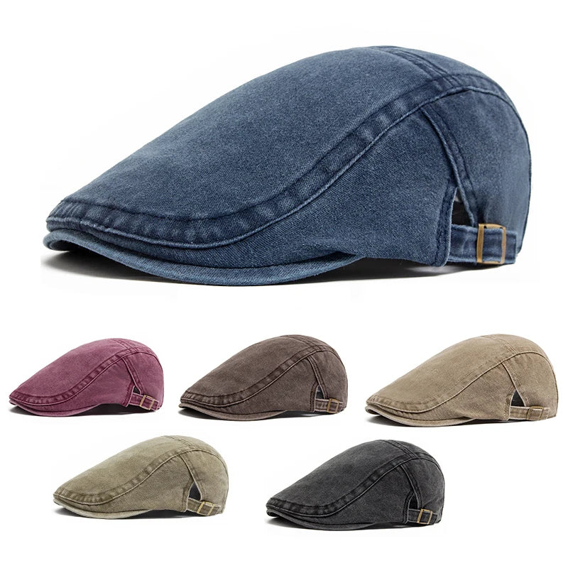 Bomull Newsboy Flatcap