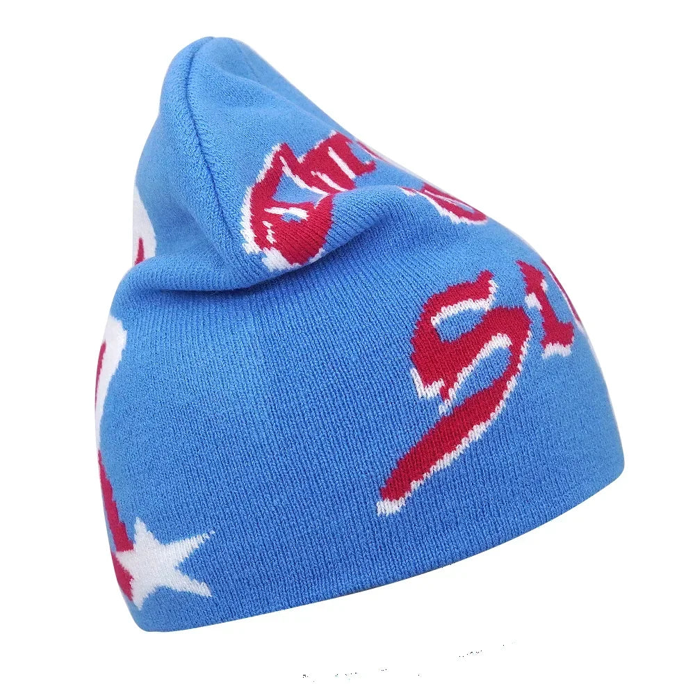 Y2K Brodert Strikkelue