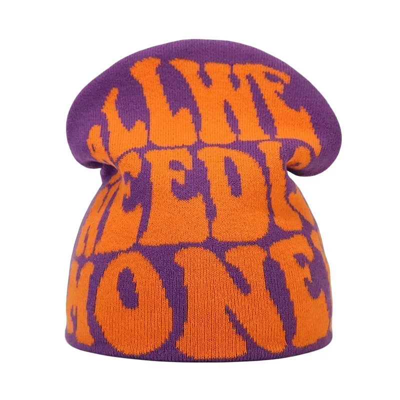 Y2K Brodert Strikkelue