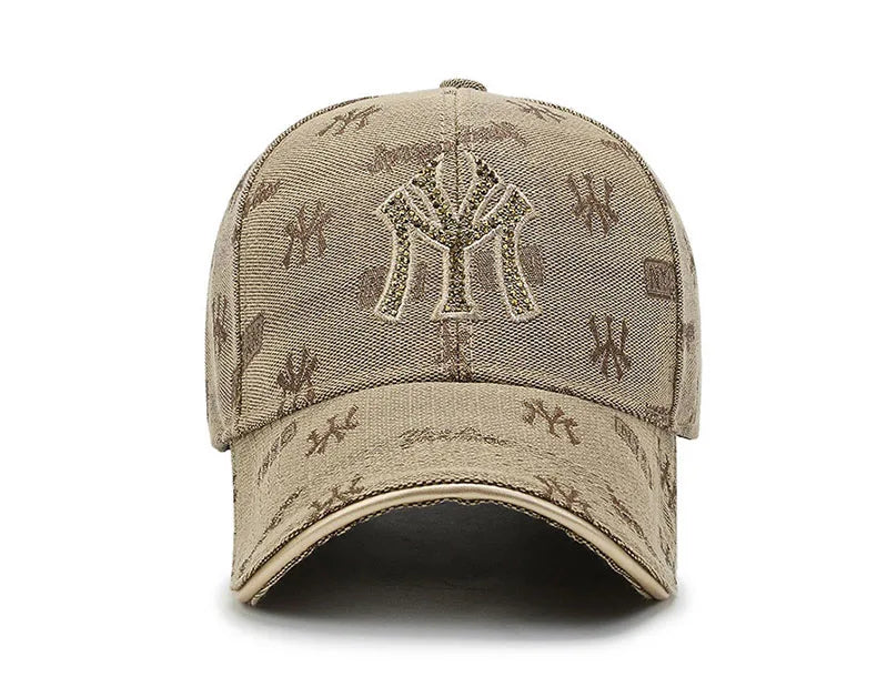 "MY" Letter Brodert Caps