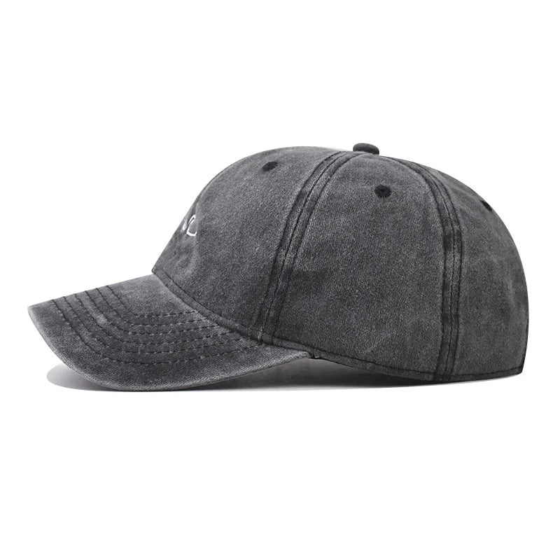 Bølgemotiv Brodert Caps